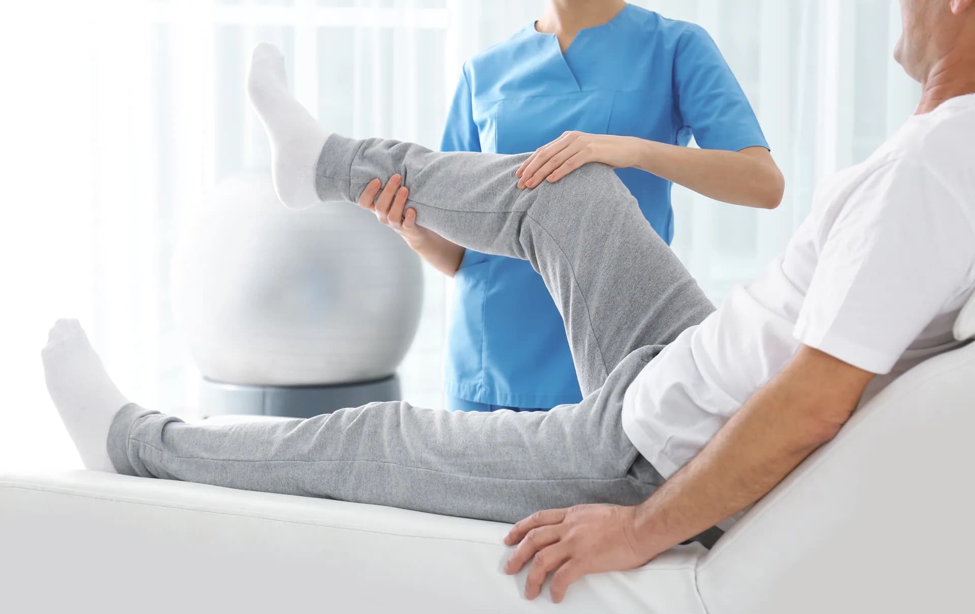 Physiotherapy session